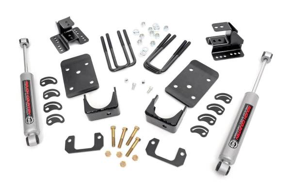 Rough Country - Rough Country Coil Spring Lowering Kit / Spring Shackle Lowering Kit 72330