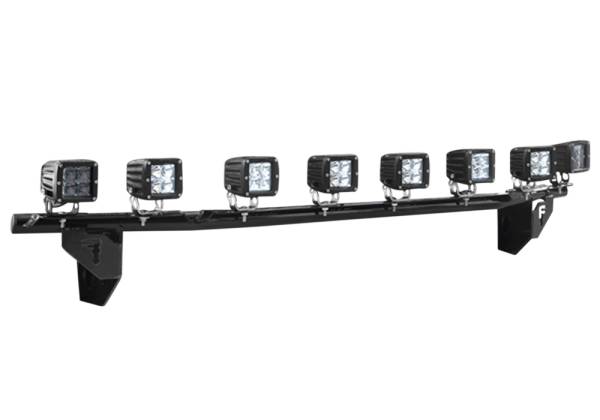 N-Fab - N-Fab Light Mounting - Light Bar (1-30") w/Multi-Mnt - 99-02 Silv - TX Blk C9930LD-TX
