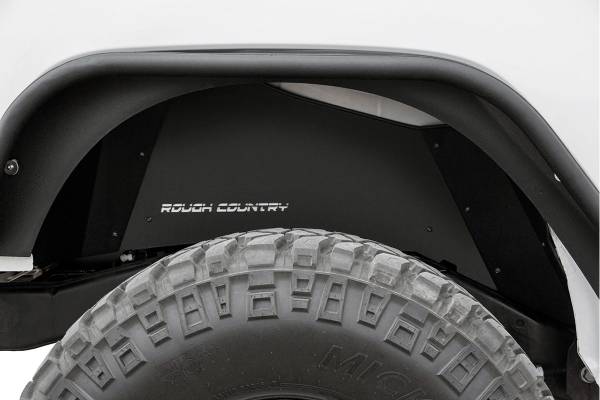 Rough Country - Rough Country Rear Steel Inner Fenders / Fender Liners 10500