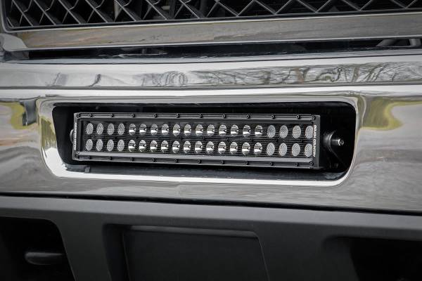 Rough Country - Rough Country 20-inch Single or Dual Row LED Light Bar Hidden Bumper Mounting Brackets 70522
