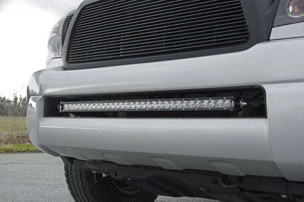 Rough Country - Rough Country 30-inch Single or Dual Row LED Light Bar Hidden Bumper Mount 70542
