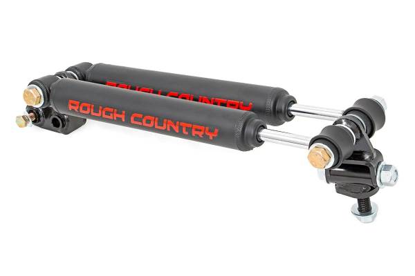 Rough Country - Rough Country Stacked Dual Steering Stabilizer for 2.5-6.5-inch Lifts 87308