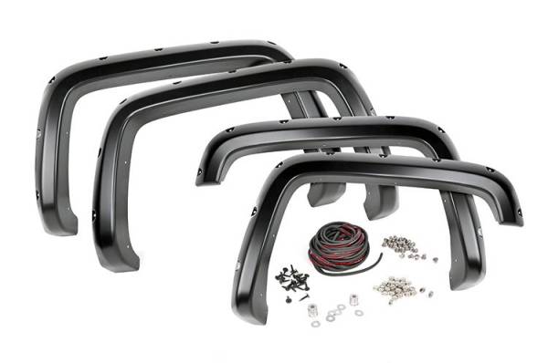 Rough Country - Rough Country Pocket Fender Flares w/ Rivets F-C10714A