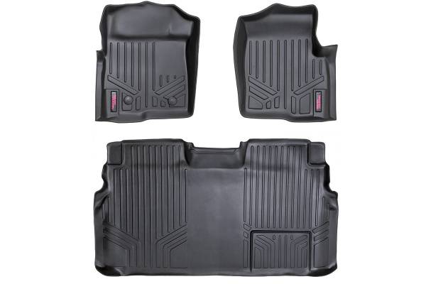 Rough Country - Rough Country Heavy Duty Floor Mats - Front and Rear Combo M-51112