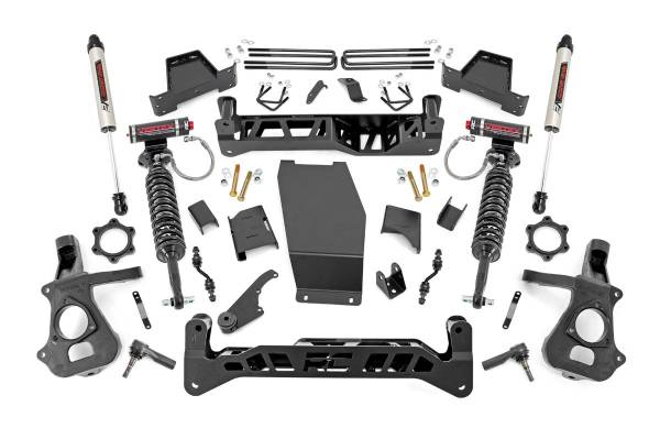 Rough Country - Rough Country 7in GM Susp Lift Kit, Vertex / V2 (14-18 1500 PU 4WD, Alum/Stmpd Steel) 17457
