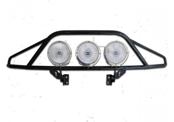 N-Fab - N-Fab Light Mounting-Pre-Runner Light Bar-09-18(19-22 Clc)Ram 1500 (Nn-Sprt)-Gloss Blk D093LH