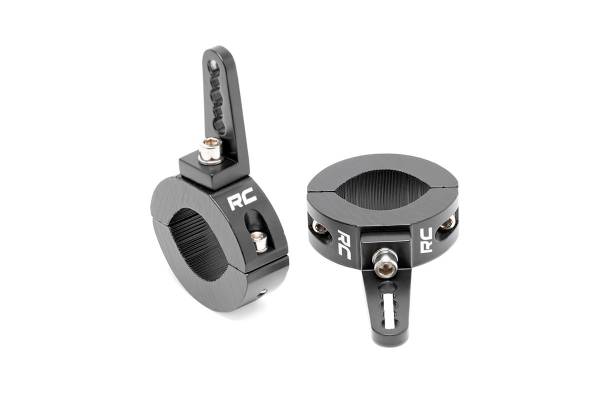 Rough Country - Rough Country Universal LED Light Adjustable 1.65-2-inch OD Tube Mounting Clamps (Pair) 70171