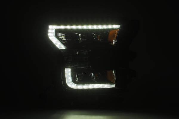 AlphaRex - AlphaRex LED Projector Headlights Plank Style Design Midnight Black 880163