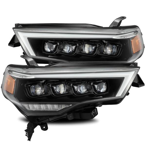AlphaRex - AlphaRex LED Projector Headlights Plank Style Design Midnight Black 880723