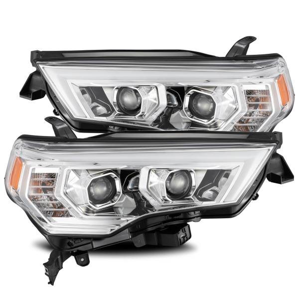 AlphaRex - AlphaRex Projector Headlights Plank Style Design Chrome 880731