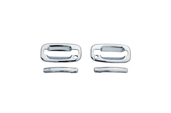 Auto Ventshade (AVS) - Auto Ventshade (AVS) Chrome Door Handle Cover 2 pc.; w/Passenger Keyhole 685105