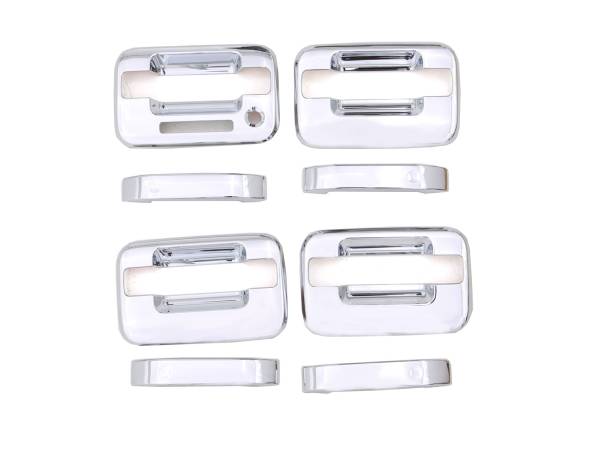 Auto Ventshade (AVS) - Auto Ventshade (AVS) Chrome Door Handle Cover 4 pc.; w/Keypad 685202