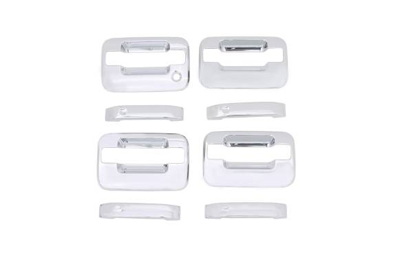 Auto Ventshade (AVS) - Auto Ventshade (AVS) Chrome Door Handle Cover 4 pc.; w/o Keypad, w/o Passenger Keyhole 685302