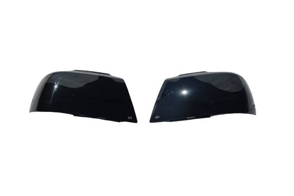 Auto Ventshade (AVS) - Auto Ventshade (AVS) Headlight Covers; Smoke Black Out; 2pc. 37460