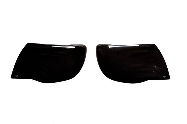 Auto Ventshade (AVS) - Auto Ventshade (AVS) Headlight Covers; Smoke Black Out; 2pc. 37534