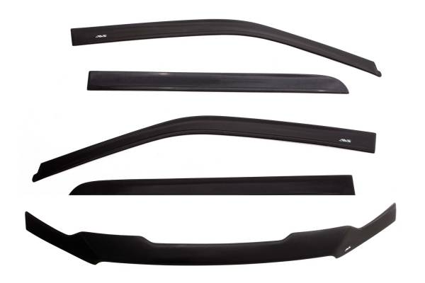 Auto Ventshade (AVS) - Auto Ventshade (AVS) Ventvisor/Bug Shield Combo; Matte Black Finish 56048034