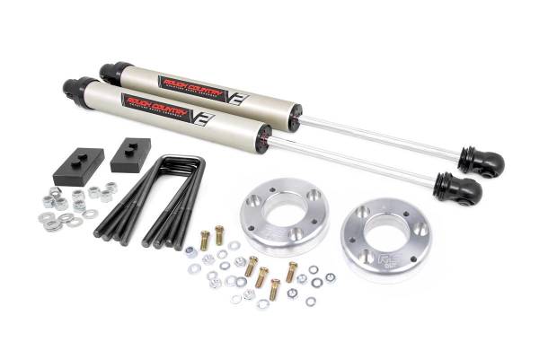Rough Country - Rough Country 2in Ford Leveling Lift Kit w/ V2 Shocks (09-13 F-150) 56870
