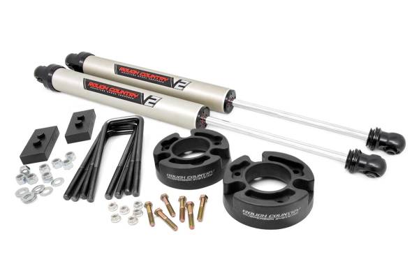 Rough Country - Rough Country 2.5in Ford Leveling Lift Kit w/ V2 Shocks (04-08 F-150) 57070
