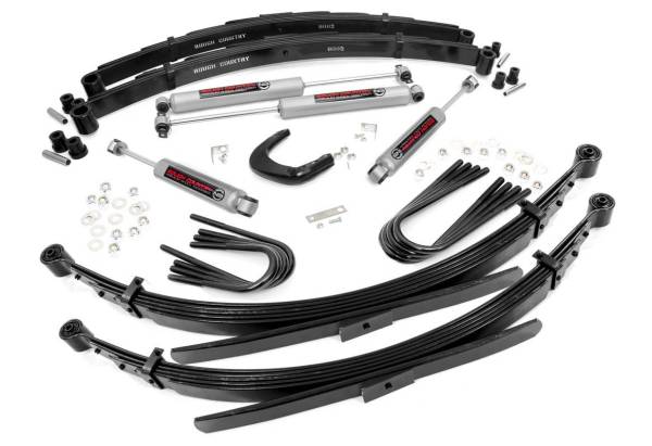 Rough Country - Rough Country 4in GM Suspension Lift System (56in Rear Springs) 19730
