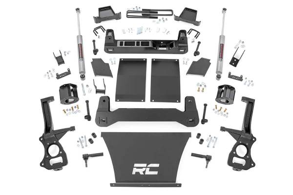 Rough Country - Rough Country 6in Suspension Lift Kit, Strut Spacers (19-20 GMC 1500 PU 4WD/2WD) 22931