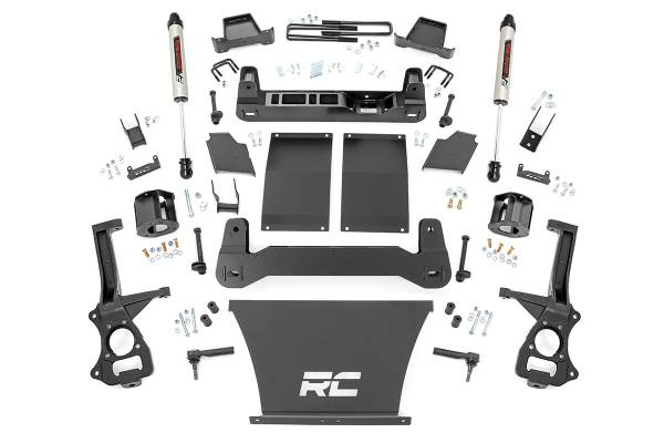 Rough Country - Rough Country 6in Suspension Lift Kit, Strut Spacers (19-20 GMC 1500 PU 4WD/2WD) 22970