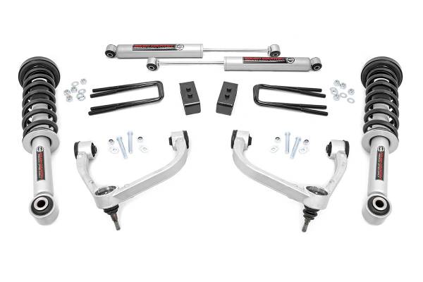 Rough Country - Rough Country 3in Ford Bolt-On Lift Kit (09-13 F-150 4WD) 54431