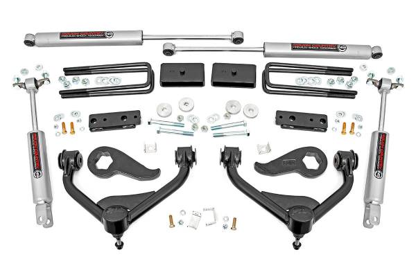 Rough Country - Rough Country 3in GM Bolt-On Suspension Lift Kit (2020 2500HD) 95830