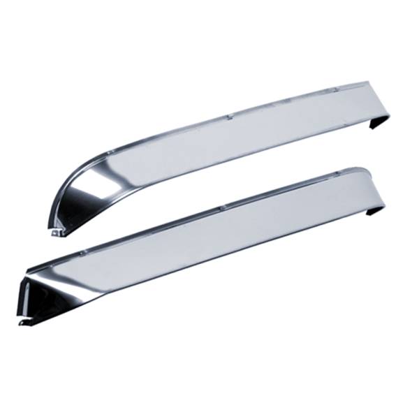 Auto Ventshade (AVS) - Auto Ventshade (AVS) Ventshade; 2 pc.; Extra Wide; Silver 52068
