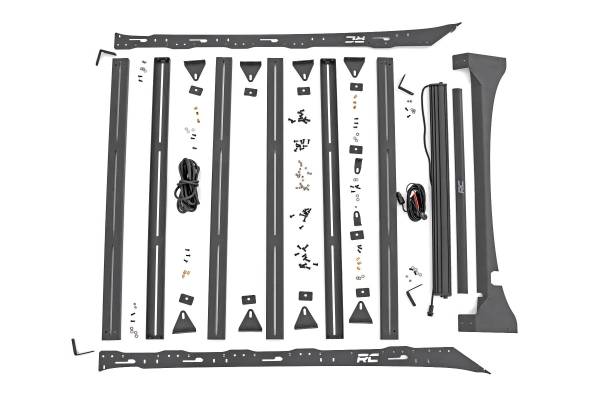 Rough Country - Rough Country Ford Roof Rack System w/Front Facing LED (15-18 F-150) 51021