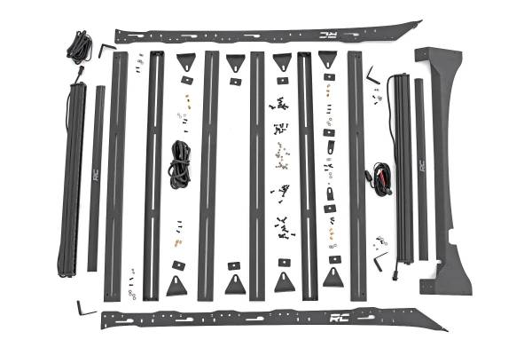 Rough Country - Rough Country Ford Roof Rack System w/Front and Rear Facing LED (19-20 F-150) 51025