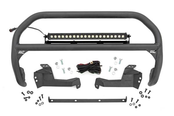 Rough Country - Rough Country Ford Nudge Bar w/Black Series LED (2021 Bronco Sport) 51041