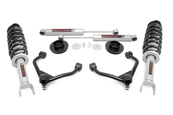 Rough Country - Rough Country 3in Dodge Bolt-On Lift Kit w/ N3 Struts and Rear N3 Shocks (12-18 Ram 1500 4WD) 31231