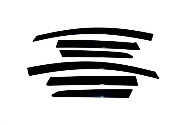 Auto Ventshade (AVS) - Auto Ventshade (AVS) Ventvisor Deflector; Smoke; Low Profile; Outside Mount; 4 pc. 896003