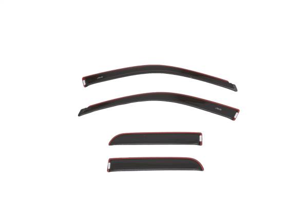 Auto Ventshade (AVS) - Auto Ventshade (AVS) Ventvisor Deflector; Color-Match; Low Profile; Bril Blk Crystal Perlcoat 994003-AXR