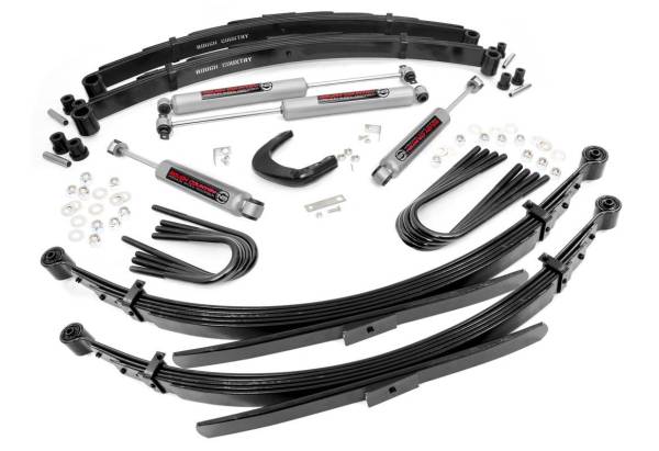 Rough Country - Rough Country 4in GM Suspension Lift System (56in Rear Springs) 25530