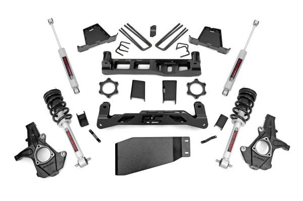 Rough Country - Rough Country 7.5in GM Suspension Lift Kit, Lifted Struts (07-13 1500 PU) 26431