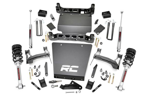 Rough Country - Rough Country 5in GM Suspension Lift Kit w/N3 Shocks and Struts (14-18 1500 PU 4WD) 29133