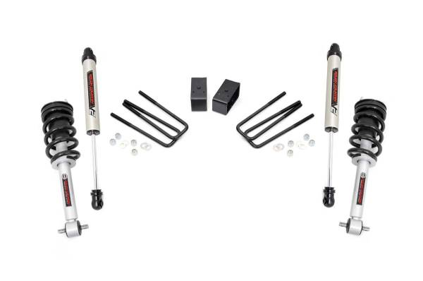 Rough Country - Rough Country 3.5in GM Susp Lift Kit, N3 Struts and V2 Shocks (07-13 1500 PU 2WD, Cast Steel) 26871