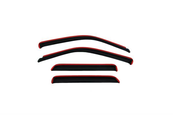 Auto Ventshade (AVS) - Auto Ventshade (AVS) Ventvisor Deflector; Smoke; In-Channel; 4 pc. 194359