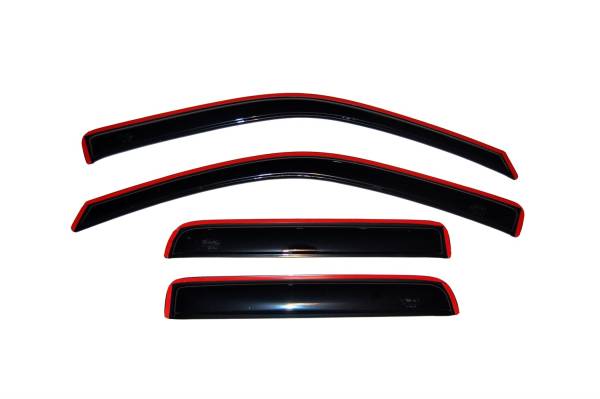Auto Ventshade (AVS) - Auto Ventshade (AVS) Ventvisor Deflector; Smoke; In-Channel; 4 pc. 194133
