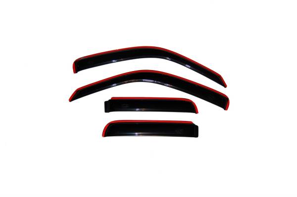 Auto Ventshade (AVS) - Auto Ventshade (AVS) Ventvisor Deflector; Smoke; In-Channel; 4 pc. 194428