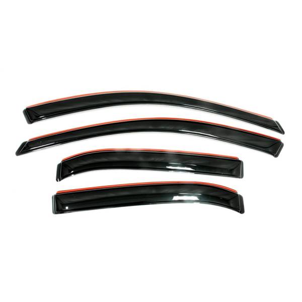 Auto Ventshade (AVS) - Auto Ventshade (AVS) Ventvisor Deflector; Smoke; In-Channel; 4 pc. 194782
