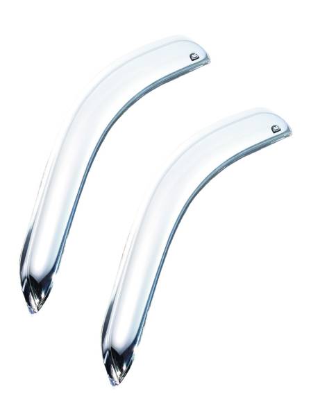 Auto Ventshade (AVS) - Auto Ventshade (AVS) Ventvisor Deflector; Chrome; Outside Mount; 2 pc. 682956