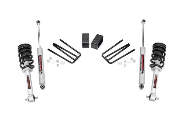 Rough Country - Rough Country 3.5-inch Suspension Lift Kit (Factory Cast Steel Control Arm Models) 268.23