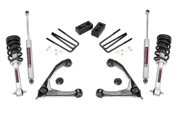 Rough Country - Rough Country 3.5-inch Suspension Lift Kit (Factory Cast Steel Control Arm Models) 198.23