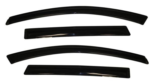 Auto Ventshade (AVS) - Auto Ventshade (AVS) Ventvisor Deflector; Smoke; Outside Mount; 4 pc. 94143