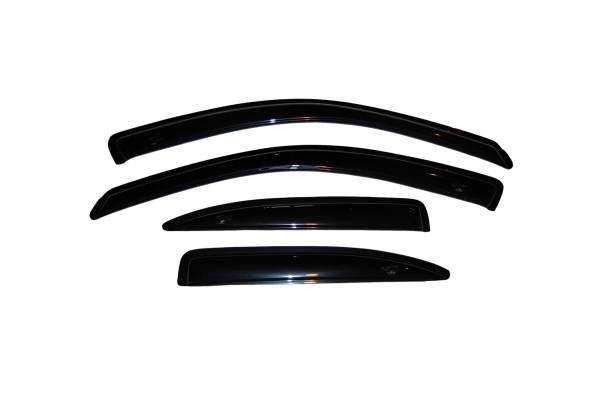 Auto Ventshade (AVS) - Auto Ventshade (AVS) Ventvisor Deflector; Smoke; Outside Mount; 4 pc. 94851