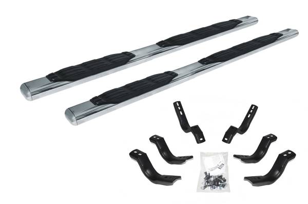 Go Rhino - Go Rhino 1000 Series Cab length - Polished Stainless Bars + Brackets 104409787PS