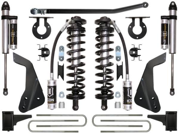 ICON Vehicle Dynamics - ICON Vehicle Dynamics 08-10 FORD F-250/F-350 4-5.5" STAGE 3 COILOVER CONVERSION SYSTEM K63123