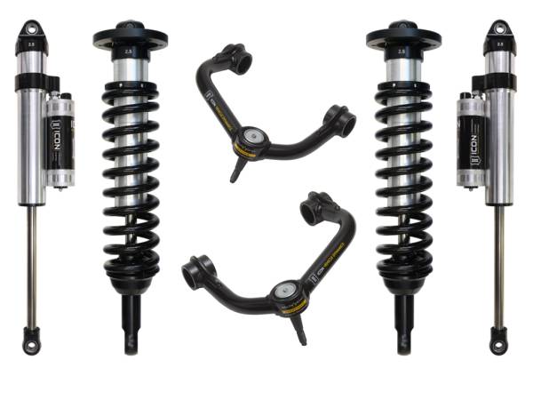 ICON Vehicle Dynamics - ICON Vehicle Dynamics 04-08 FORD F150 2WD 0-2.63" STAGE 4 SUSPENSION SYSTEM W TUBULAR UCA K93033T